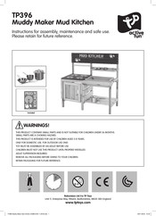 TP Toys TP396 Instrucciones De Montaje, Mantenimiento Y Uso