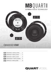 Audio Technology MB QUART QM200 VW Montaje & Instalación