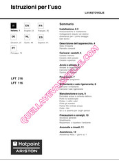 Hotpoint Ariston LFT 216 Manual De Instrucciones