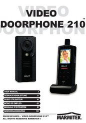 Marmitek VIDEO DOORPHONE 210 Manual Del Usario