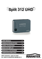 Marmitek Split 312 UHD Manual Del Usario