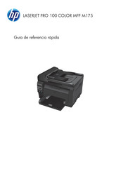 HP LASERJET PRO 100 M175 Guía De Referencia Rápida