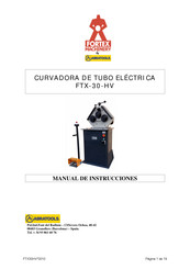 ABRATOOLS FORTEX MACHINERY FTX-30-HV Manual De Instrucciones