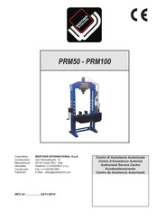 WERTHER INTERNATIONAL PRM100 Manual De Instrucciones