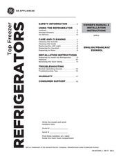 GE GPE12 Serie Manual Del Propietario E Instrucciones De Instalación