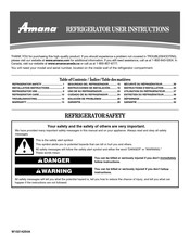 Amana A8RXNGFBS Manual De Instrucciones