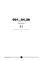 edenox SCE-40 Instrucciones Para La Instalación, Uso Y Manutención