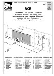 CAME BXE Manual De Instrucciones