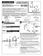 American Standard 6405 Serie Instrucciones De Instalación