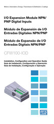 WEG CFW100-IOD Guía De Instalación, Configuración Y Operación