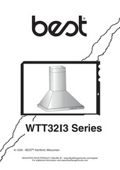 BEST Range Hoods WTT32I342SB Manual Del Usuario