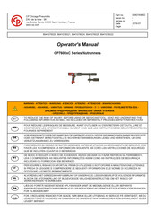 Chicago Pneumatic CP7600xC Serie Manual Del Operador