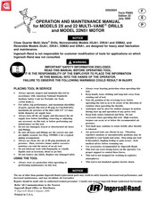 Ingersoll Rand Multi-Vane 2XMA2 Manual De Funcionamiento Y Mantenimiento