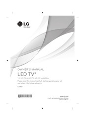 LG 22LB457V-ZF Manual Del Propietário