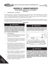 cashco 1000HP-BÁSICO Manual De Instalación, Operación Y Mantenimiento