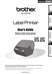 Brother P-touch QL-650TD Guia Del Usuario