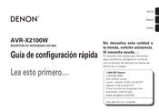 Denon AVR-X2100W Guía De Configuración Rápida