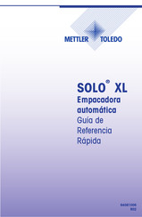 Mettler Toledo SOLO XL Guía De Referencia Rápida