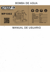 EQUUS WP1002 Manual De Usuario