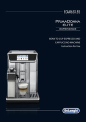 DeLonghi PRIMADONNA ELITE EXPERIENCE ECAM65X.85 Instrucciones De Uso