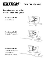 Extech Instruments TM20 Guia Del Usuario