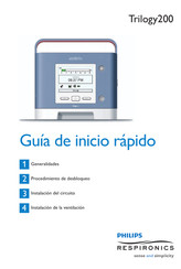 Philips Respironics Trilogy200 Guia De Inicio Rapido