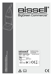 Bissell BigGreen Commercial BGUS1000 Guía De Usuario