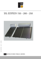 Ferroli SIS. ECOTECH 150 Instrucciones Para El Montaje