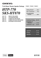 Onkyo HTP-770 Manual De Instrucciones