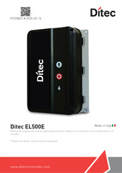 DITEC EL500E Manual De Instalación