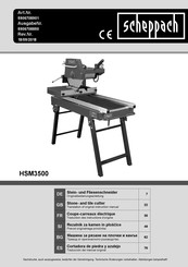 Scheppach HSM3500 Traducción Del Manual Original