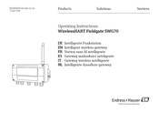 Endress+Hauser WirelessHART Fieldgate SWG70 Manual De Instrucciones