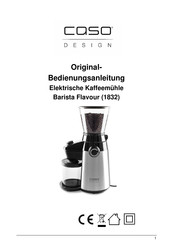 CASO DESIGN Barista Flavour 1832 Manual Del Usuario