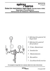 Spirax Sarco MkII Instrucciones De Instalación Y Mantenimiento