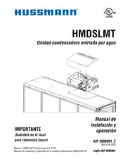 Hussmann HMDSLMT145 Manual De Instalación Y Operación