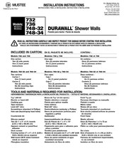 Mustee DURAWALL 748-32 Instrucciones Para La Instalación