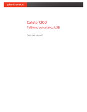 Plantronics Calisto 7200 Guia Del Usuario