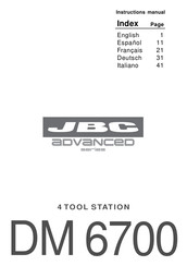 jbc DM 6700 Manual De Instrucciones