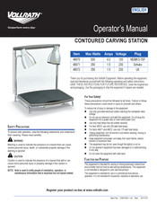 Vollrath 46670 Manual Del Operador