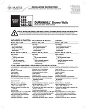 Mustee DURAWALL 748-32 Instrucciones Para La Instalación