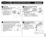 Toro MultiMatrx V-1150 Instrucciones De Ajuste