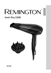 Remington Ionic Dry 2200 Manual Del Usuario