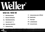 Cooper Weller WSD 80 Instrucciones Para El Manejo