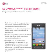 LG OPTIMUS SHOWTIME Guia