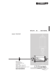 Balluff BTL5-H1 Serie Manual Del Usuario