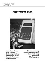 SKF TMEM 1500 Instrucciones De Uso