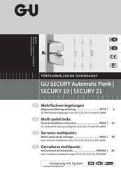 GU SECURY 21 Instrucciones De Instalación