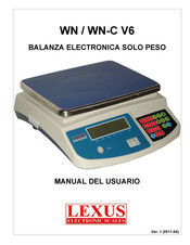 Lexus Electronic Scales WN Manual Del Usuario