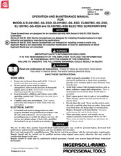 Ingersoll Rand EL0510BC-SS-ESD Manual De Operación Y Mantenimiento