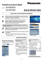 Panasonic WJ-HD716K/G Guía De Referencia Rápida